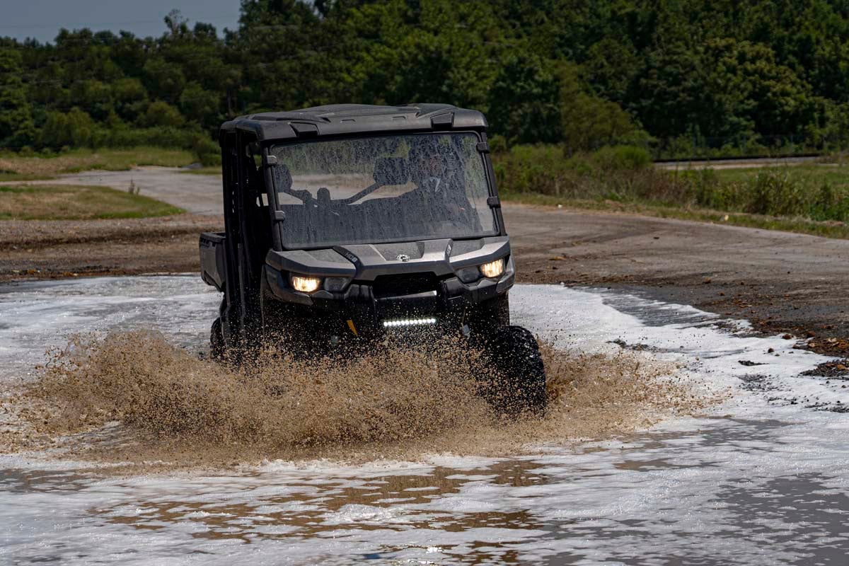 Can-Am Defender DPS HD8 LED Light - Bumper Mount - Rough Country - 12